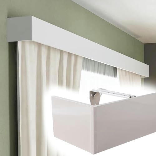Decorative Wall Curtain Rod Cover Box Frame - Stylish Cornice