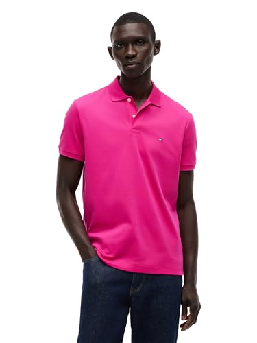 Image of Tommy Hilfiger Mens Short Sleeve Casual Polo Shirts in Regular Fit with Liquid Cotton