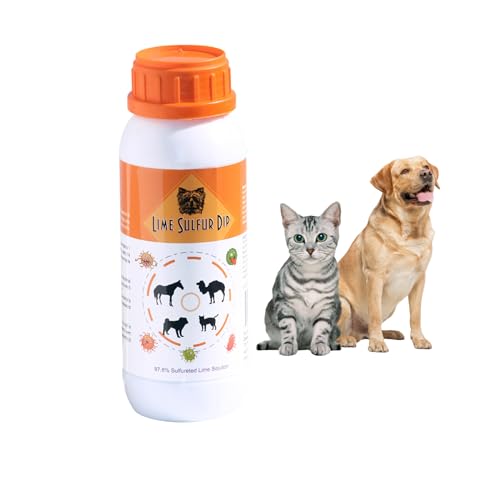 Classics Lime Sulfur Dip (16 oz) - Extra Strength Formula - Safe Solution for Dog Cat Puppy Kitten Horse