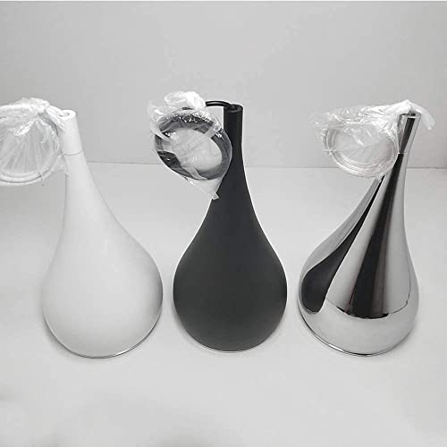 Lámpara colgante de techo moderna cromada ajustable E27 para dormitorio con diseño lágrima 6
