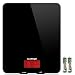 Produktbild ACCUWEIGHT AW-KS001 Digitale Küchenwaage Electronische Waage, Professionelle Waage, aus Sicherheitsglas mit LCD Display, 5kg, schwarz, Inkl. Batterie
