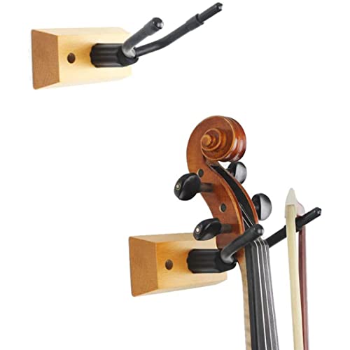 Pyatofly Lot de 2 supports muraux pour violon, crochet mural pour rack pour violon, crochet pour suspendre Ukulélé pour violet, violon, pour maison et étude - Les Beatles, Paul McCartney, John Lennon, RIngo Starr, George Harrison Pyatofly Lot de 2 supports muraux pour violon, crochet mural pour rack pour violon, crochet pour suspendre Ukulélé pour violet, violon, pour maison et étude – Image 3