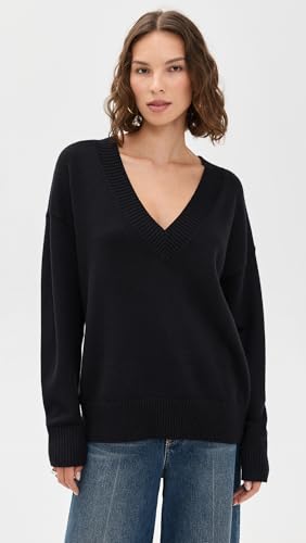 Good American Women's Knit Deep V Knit Sweater2
