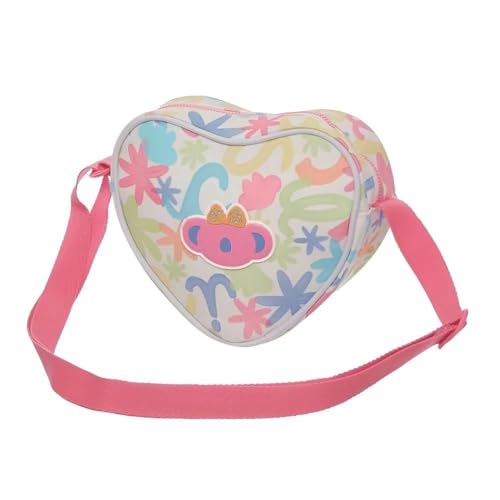 Bolsa Transversal Coracao Lilica Ripilica Lov It Florescer