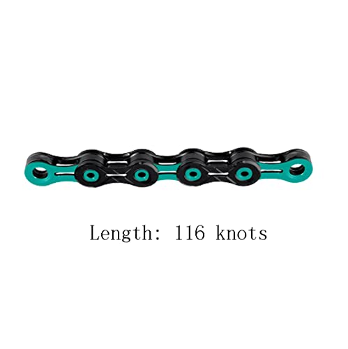 Chaîne de vélo VTT 11 vitesses verte 116 maillons pour transmission - 7