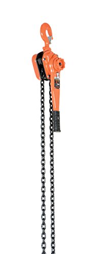 Vestil PLH-60-20 Steel Professional Lever Hoist 20 Ft. Lift Height 6,000 Lb. Capacity Orange