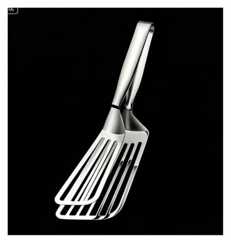 Pince de cuisine en inox pour friture poisson pain et steak