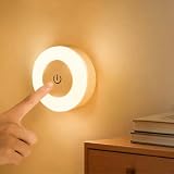 Fablet 3-Colour Rechargeable Night Light, Dimmable Touch Control, Magnetic