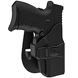 Paddle Holsters for Springfield XD-S 3.3'' Pistol, OWB Holster for Springfield XDS / XDS Mod.2 9mm/.40/.45 3.3', 60° Adjustable Paddle Cant Index Finger Release Gun Open Carry Holsters, Right-Handed