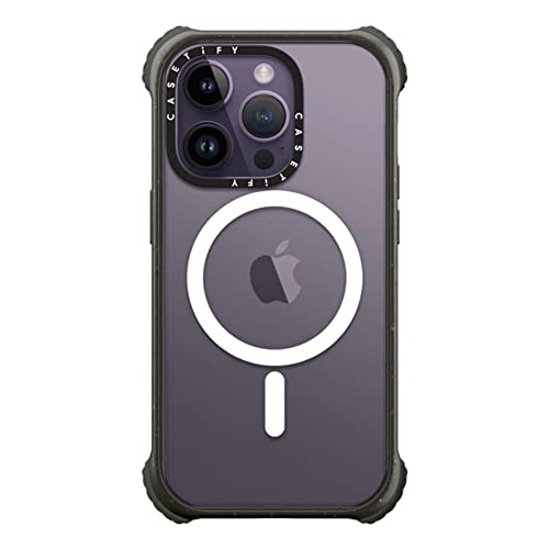 CASETiFY Eg CpNg iPhone 14 Pro P[X [MILKi (5x MIL-STD-810G)/3.5m̗NA/MagSafe ɑΉ] - }bg`R[