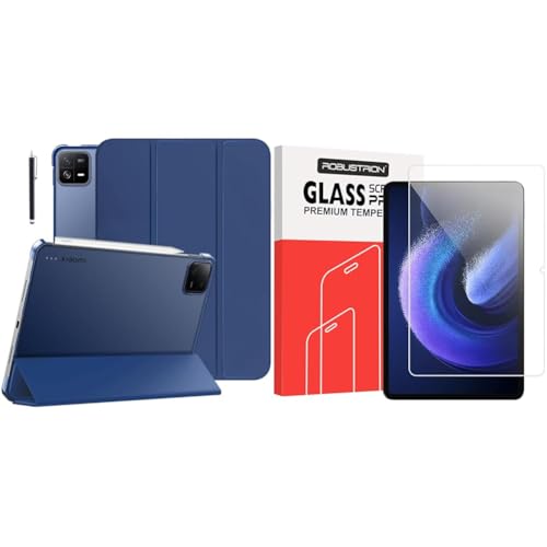 Image of Robustrion Cover for Xiaomi Mi Pad 6 Cover Case Flip Case Cover with Transparent Back for Xiaomi Pad