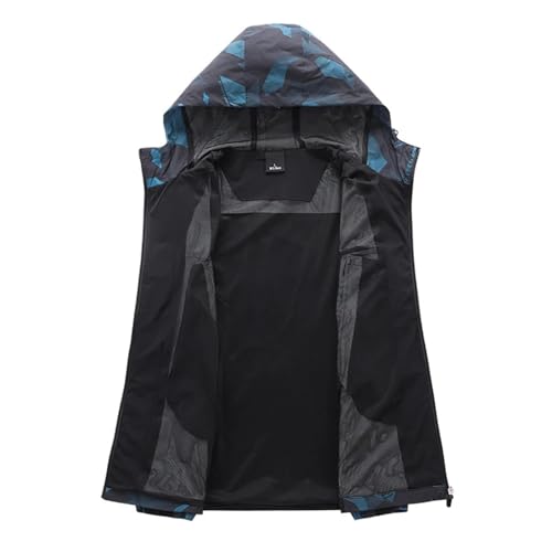 Chaqueta ligera para ciclismo hombre con capucha y protección UV miniatura 3