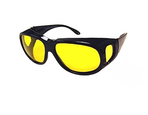 Polarized Night Driving Fit Over Wear Over Reading Glasses Sunglasses - Extra Large