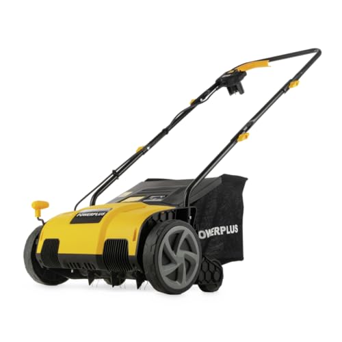 Powerplus Scarificateur Gazon Électrique POWXG75130-1300 W et Largeur de Coupe de 320 mm, 2-en-1 Aérateur et Scarificateur