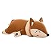 ikasus Peluche Volpe Morbido Peluche Ciondolante Peluche Volpe Cuscino Decorativo Simpatico Cuscino da Tiro Peluche Peluche, Anime Kawaii Bambola Giocattolo Cuscino Per Bambini Ragazze E Ragazzi, 35CM