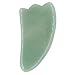 Domika Multi-Shape Handmade Green Aventurine Jade Gua Sha GuaSha Scraping Massage Tool Stone,Massage Wand Stick,Set of 6
