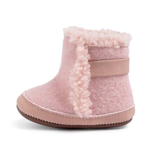 Baby Boys Girls Boots Newborn Shoes Winter Snow Anti-Slip Soft Sole Warm Infant Toddler Prewalker Booties3