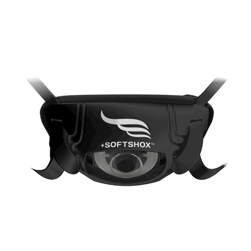 Guardian FLEX Chinstrap Powered by Softshox - Advanced Protection with Hydraulic Technology - Reduces Impact of Facemask Hits - Compatible with all Football Helmets (Except Xenith) - Black S/M