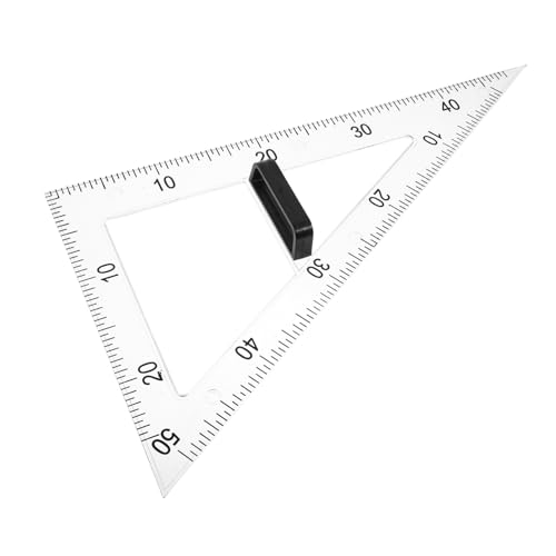 Règle triangulaire magnétique en ABS anti-glissement pour enseignants