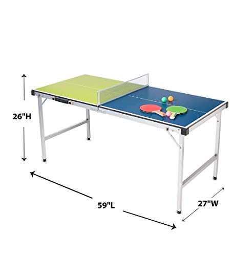 Pick-Up-And-Go Ping-Pong Table #TOP5