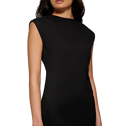 Calvin Klein Women's Ponte Formal Fitted Dress, Black, 10 #TOP3