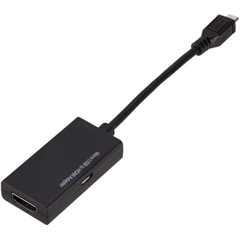 MHL 5-Pin Micro USB to HDMI Cable Adapter Support 1080p Video Audio Output for Android Phone, Only Suitable for 5-Pin Mobile Phones that with MHL Function Cover