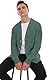 Sailwind Herren Strickjacke Pullover Cardigan V Ausschnitt Winterjacke Klassischer Warme Langarm Strickjacken Mit Knöpfe Und Taschen (Vg Grün,M)