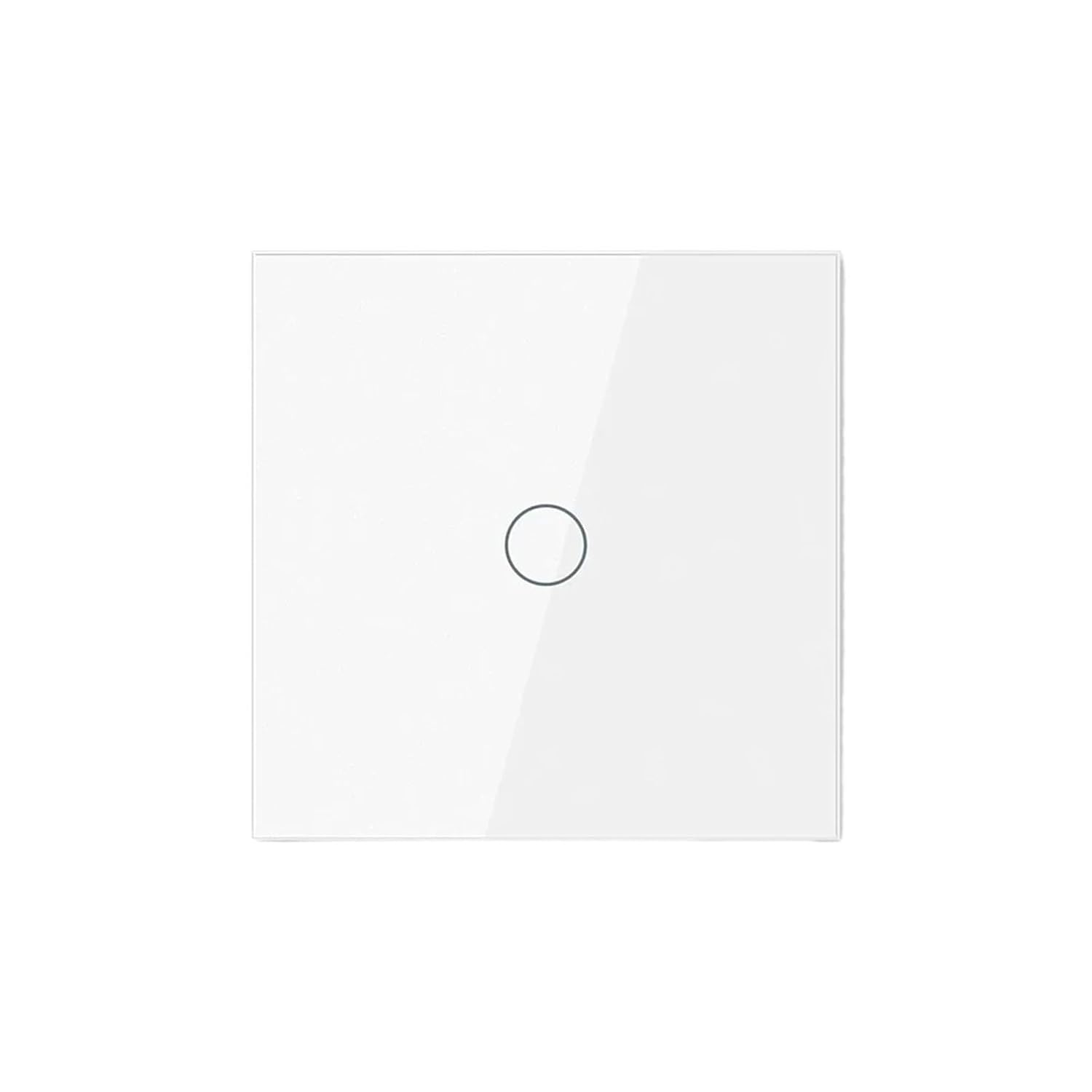 Touch Switch 1/2/3Gang 2 Way Light No Neutral Wire Glass Panel Wall Stair Hotel Home(Black 2 Gang)