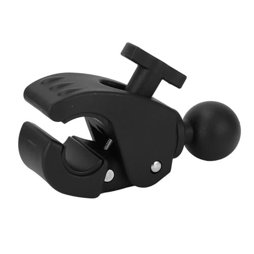 Adaptateur de montage pour tablette en nylon renforcé et pince robuste noire