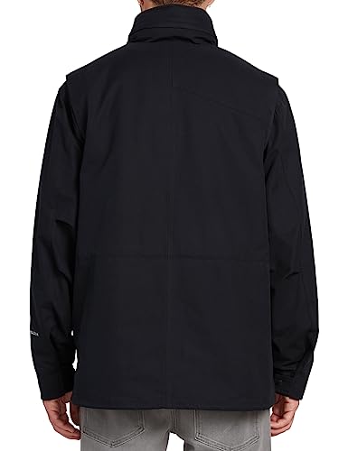 Volcom Men's Orlander Tds Mid Length Jacket, Black, Medium #TOP13