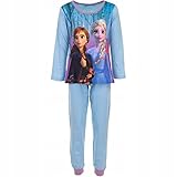 Disney Frozen Mädchen Kurzer Pyjama Set ELSA und Anna Pyjama Mädchen Schlafanzug, 2-teiliges Baumwoll-Pyjama-Set für Kinder, 98-128 Größe Sommer-Schlafanzug kurz, Geschenke für Kinder (110, blau)
