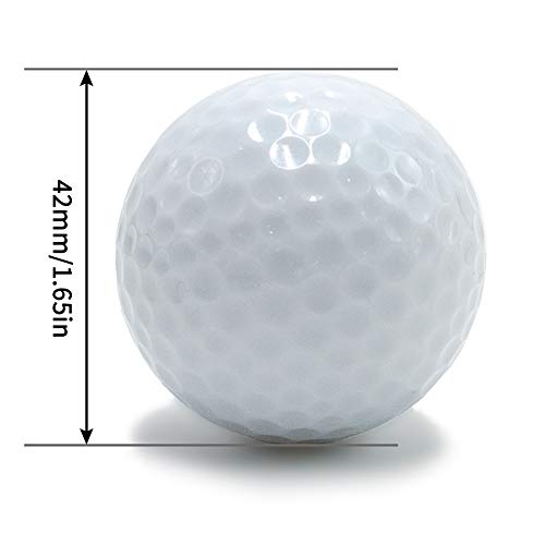 THIODOON LED golfbälle bunt Light Up Golfbälle Nacht Golfball leuchtet im Dunkeln leuchtende golfbälle Perfekt für Nacht-Training und Golf-Langstreckenschüsse Bälle Pink Rot Blau Grün Gelb weiß