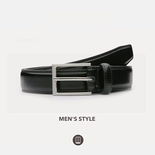 Image of ZORO Vegan Leather Belt for Men | Combo of 2 | Black /Brown | fits on up to 44 inches waist size