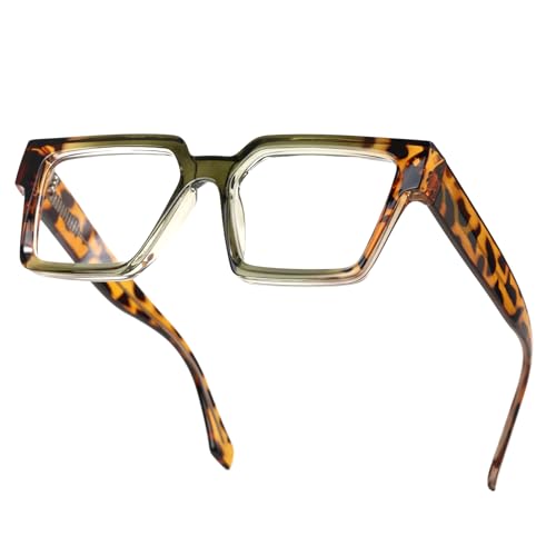 CLRAEGONK Blue Light Blocking Glasses Rectangle Chic Preppy Look MultiColor Frame for Women Men KELLY