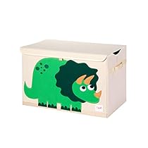 3-Sprouts-Kids-Toy-Chest-Baul-de-almacenamiento-para-habitacion-de-ninos-y-ninas-dinosaurio