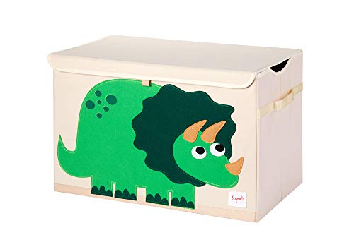 3 Sprouts Large Toy Chest for Kids with Lid - Toy Storage Bin/Trunk/Box/Basket Organizer for Kids Room, Playroom, Nursery