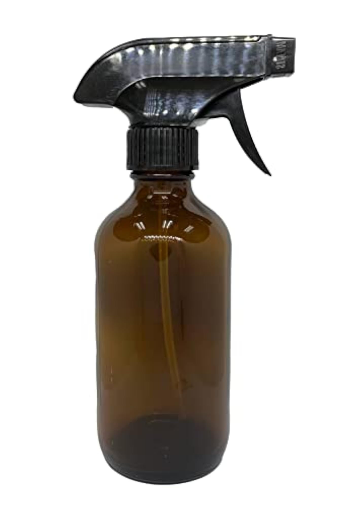 8oz Amber Glass Bottles with Black Trigger Sprayers