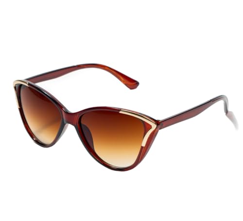 Retro Vintage Cat Eye Polarised Sunglasses for Women, Oversized B...