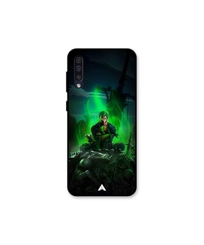 Image of Premium Anime 1 Case for Samsung Galaxy A50 (Glossy Finish) Soft-Touch Metal TPU Back Cover, Shockproof, Designer, Aesthetic Mobile Phone Case