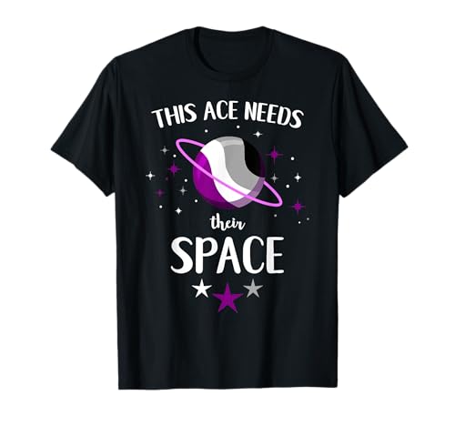 This Ace Needs Their Space Aromantischer Asexual Pride T-Shirt