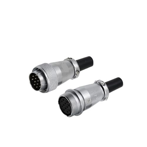 Conector WS24 de 2 pines de aviación para una transmisión eléctrica estable en iluminación