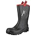 Dunlop C762043.CH-43 Bottes de sécurité "Purofort+ Rugged" S5 SRC CI en caoutchouc, Noir, Taille 43