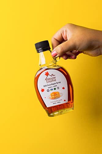 Image of Maple Home 100% Pure Maple Syrup Grade A | Vegan | Light And Delicate | No Additives, No Added Colours (500G), Liquid