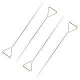 NUOBESTY Edelstahl Zellverteiler 4 Stück Laborzelle Weit Verbreitet Zellspreizer mit Glatter Oberfläche für Laborbedarf