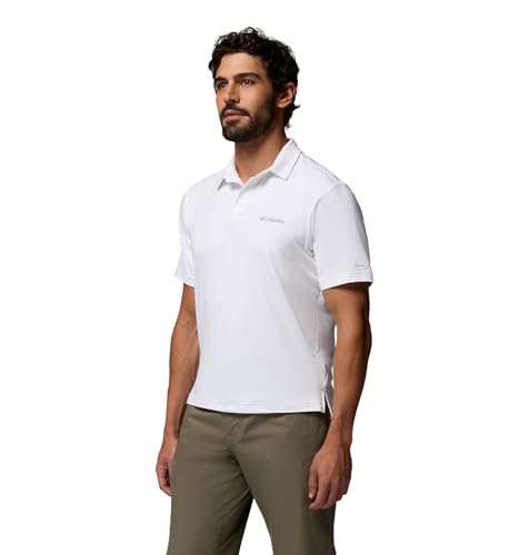 Columbia Men's Parsons Point Polo, White/White, 2X Tall - image 4