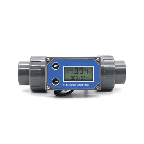PVCパイプラインDN15-80デジタルタービン流量計電子液体流量計農場/庭の灌漑用 石油 水に適応(With cable,DN40)