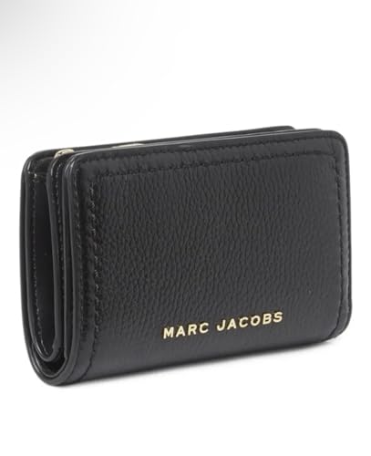 Marc Jacobs Black With Gold Hardware Groove Medium Bifold Women's Leather Wallet3