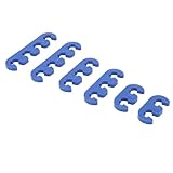 Akozon 6-teiliges Zündkerzenkabel-Trennset, Zündkabel-Teiler-Webstuhl-Halter für 7 Mm, 8 Mm, 9 Mm Drähte, Fahrzeugmotor-Kabelklemmen-Organizer