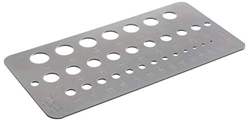 Huot 12250 Drill Bit Gauge for Fractional Sizes 1/16