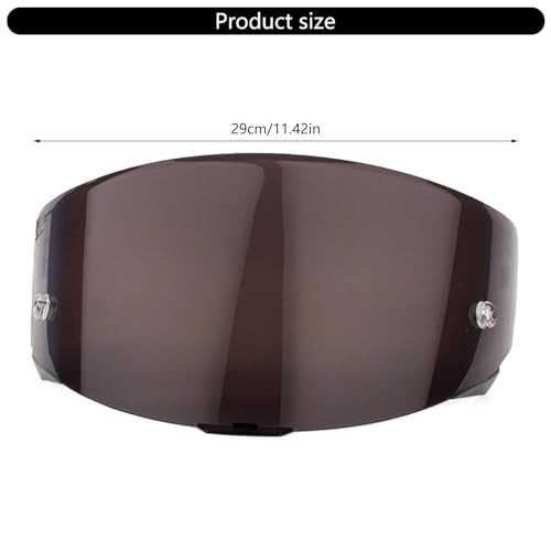 Viseras de policarbonato ajustables con protección UV para cascos KYT 6